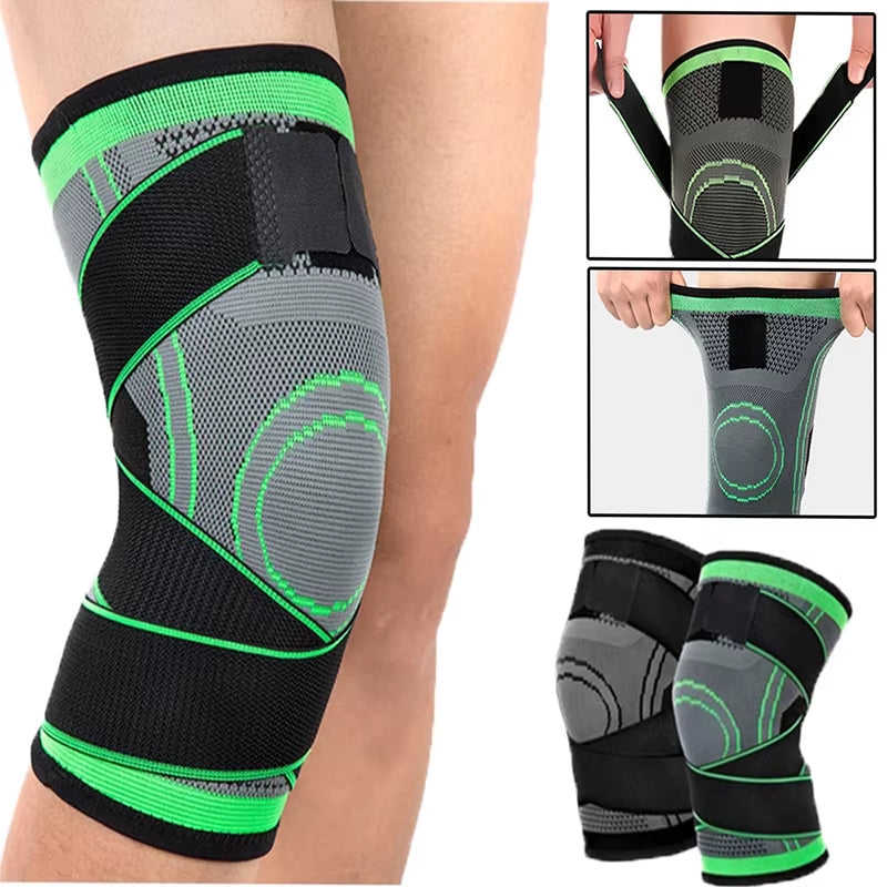 1Pc Knee Brace Knee Sleeve Support for Men and Women Knee Pads for Running, Hiking Meniscus Tear Arthritis Joint Pain Relief
